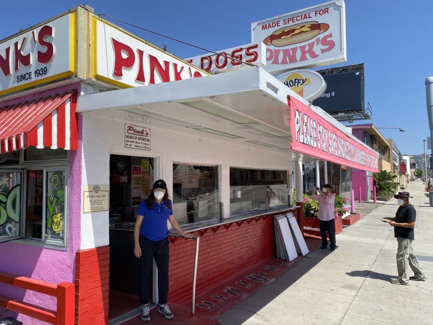 Pink's Hot Dogs Hollywood