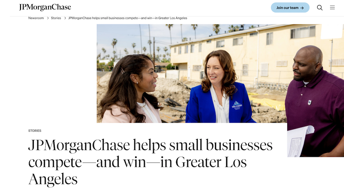 alycia belle jp morgan chase ad campaign
